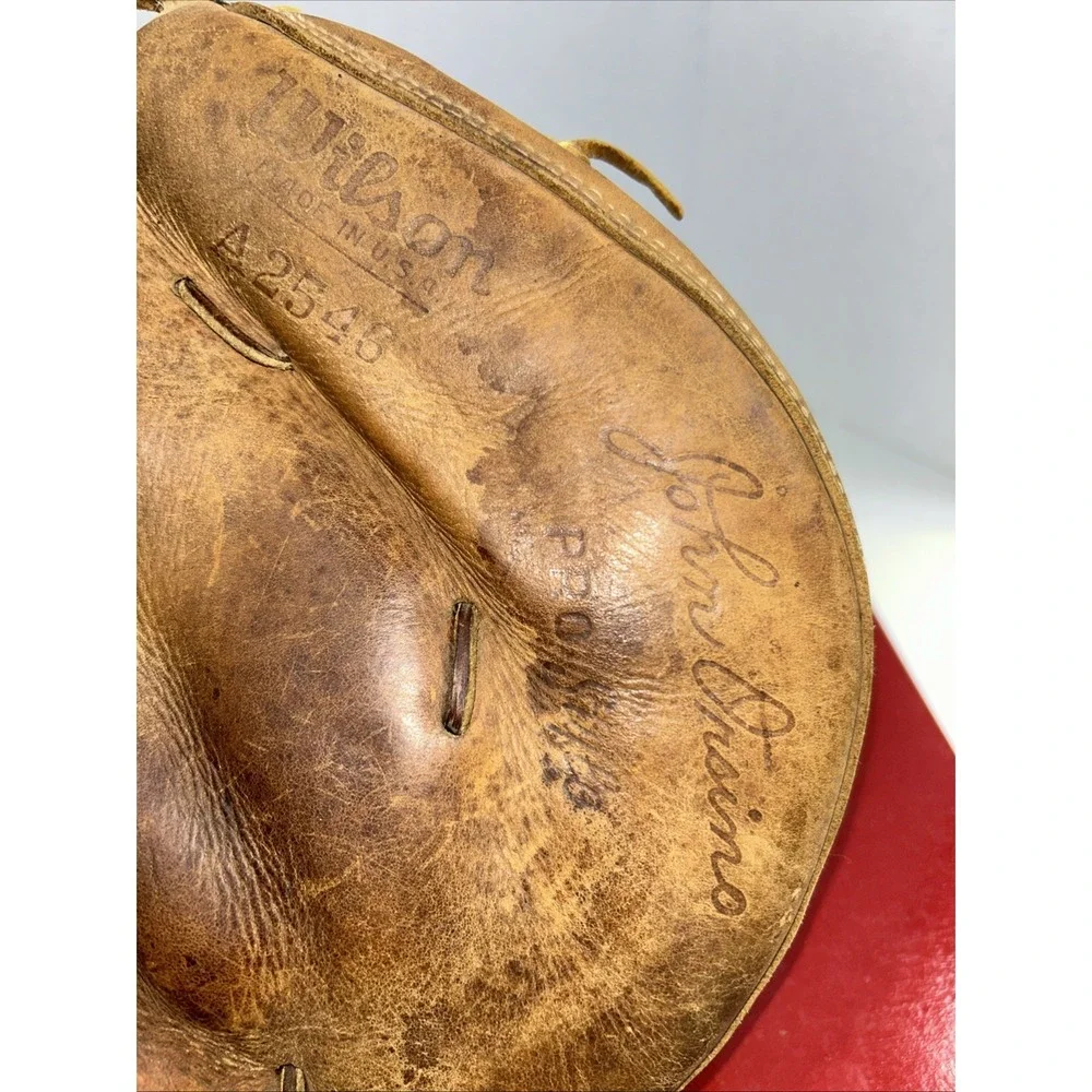 Wilson A2546 John Orsino Catchers Mitt Glove RH Throw Pro Style Baseball Vintage